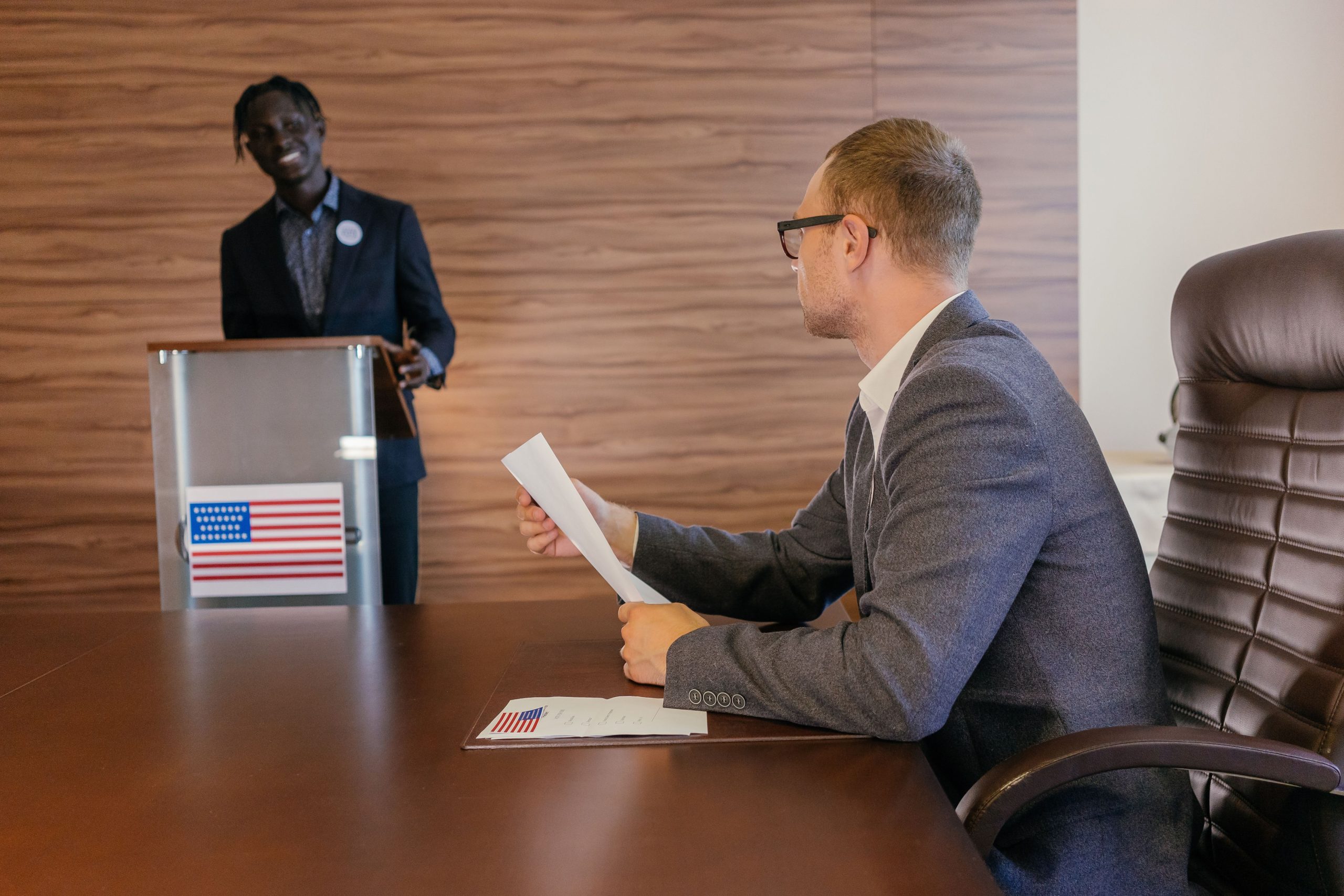 This candidate had some thoughts to share….